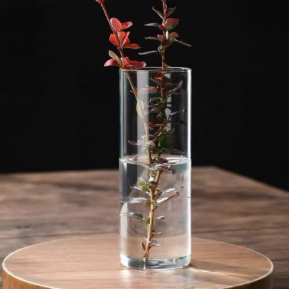 Glasvase Zylinder 12cm x 30cm